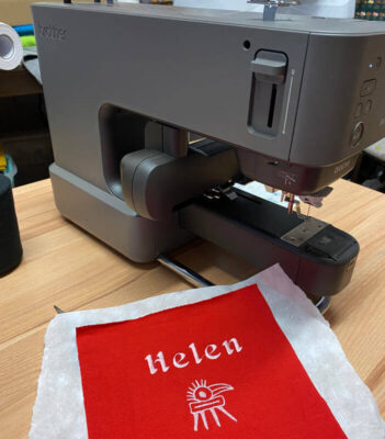 Mini tikkimismasinaga saab väga hästi tikkida, kvaliteet ka väga ok