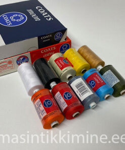 Õmblusniit Coats Astra ja Coats moon, stardikomplekt 10 põhivärvi