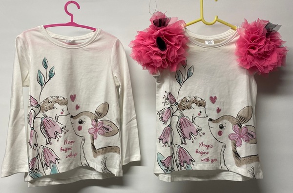 Eriti puhvis varrukad tülliga