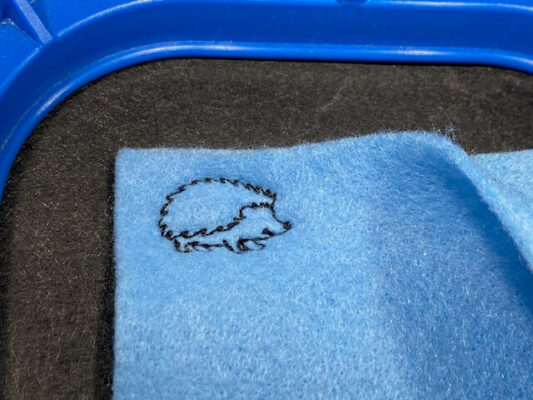 Õmble või tiki siilike vildile