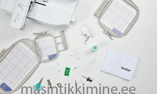 Tikkimismasinaga kaasas olevad tarvikud